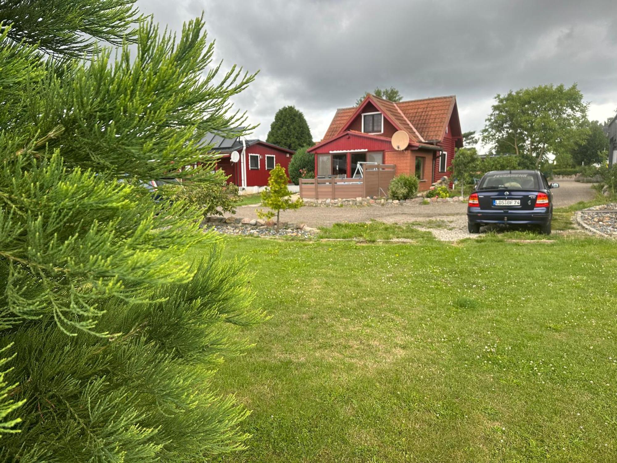 Fischerhuette IV Mobilheim Polchow Bagian luar foto